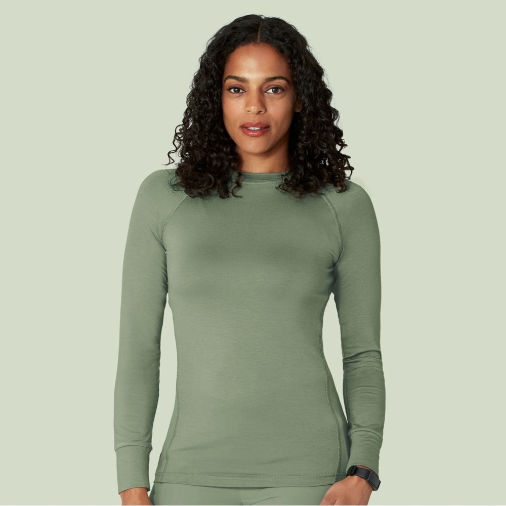 Mandala Underscrub Top XXS - Cool Sage